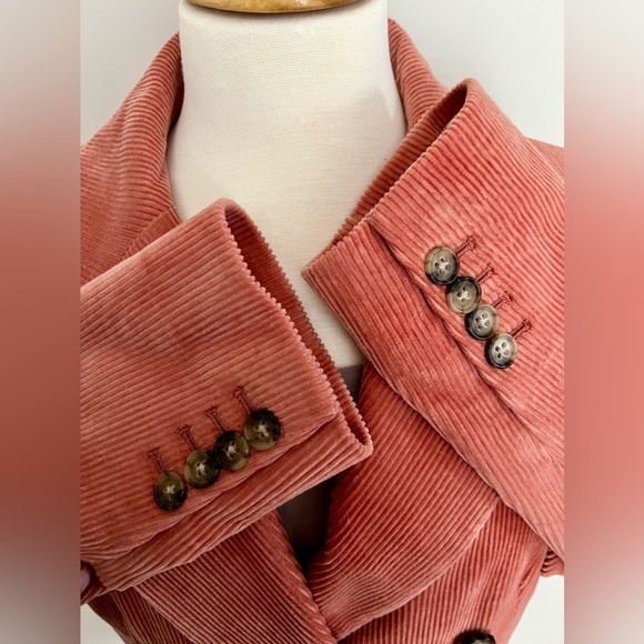 Banana Republic DB Corduroy Blazer, Pink Blush, size 4 - Picture 2 of 13
